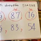 เลขเด็ดล่าสุด